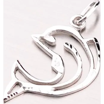 Přívěsek Přívěsek bílé zlato 585 - delfín 43-2694