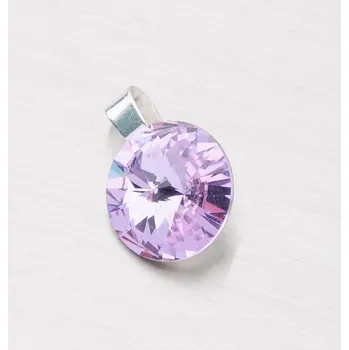 Přívěsek Dámský přívěsek stříbro 925 krystaly 12 mm D113F-JK