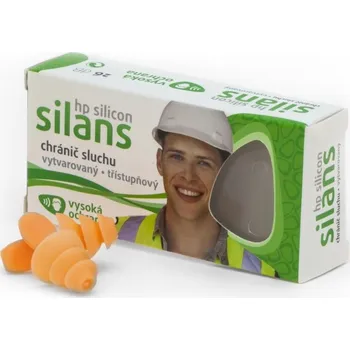 Špunt do uší Silans Profi hp silicon chránič sluchu 1 pár