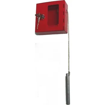 Skříňka na klíč Požární schránka na uložení klíče - ocelová, uzamykatelná - střední