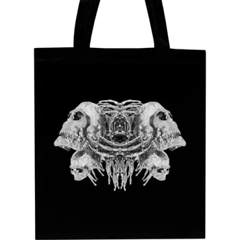Nákupní taška Nákupní taška unisex s potiskem Nákupní taška černá - Skulls