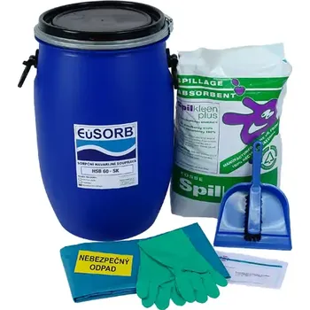 Sorbent HAPPY END Havarijní souprava se sypkými sorbenty HSB 60, univerzální, 11 l - HSB 60 - SK2