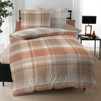 Povlečení Kaeppel | Flanelové povlečení Transparency terra 140x200, 70x90