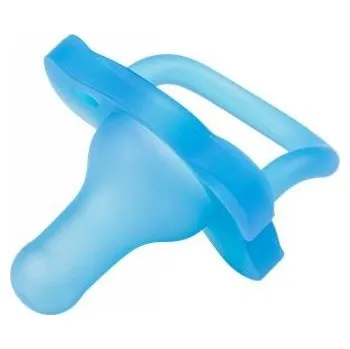 Dr. Brown´s Celosilikonový dudlík 0+ modrá