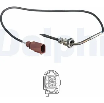 Čidlo automobilu Čidlo, teplota výfukových plynů DELPHI TS30184