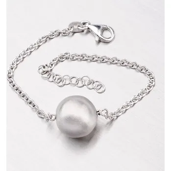 Náramek Dámský náramek stříbro 925 kuličkou MBR1736BD14 délka 16 cm