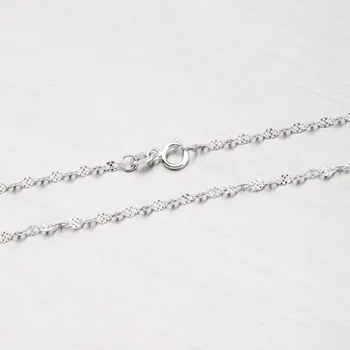 Šperk Dámský řetízek bílé zlato 585 gravírovaný 45-1578 délka 38 cm