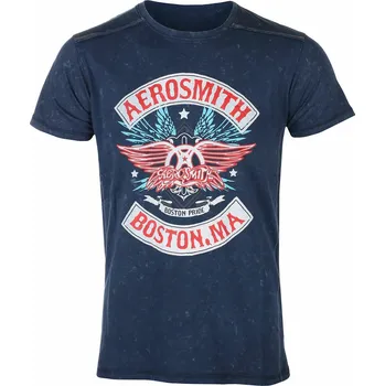Pánské tričko Tričko metal pánské Aerosmith - Boston Pride Snow Wash - ROCK OFF - AEROSWASH01MN - S