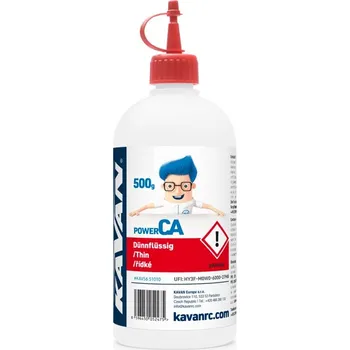 Průmyslové lepidlo KAVAN Power CA 500g řídké vteřinové lepidlo