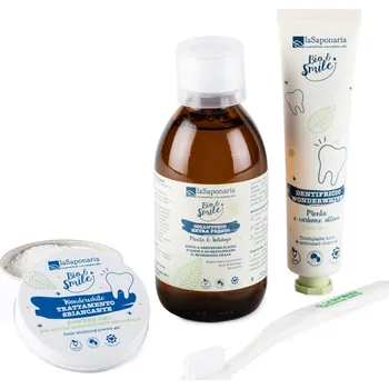 zubní pasta laSaponaria Zvýhodněná sada produktů na bělení zubů WonderWhite