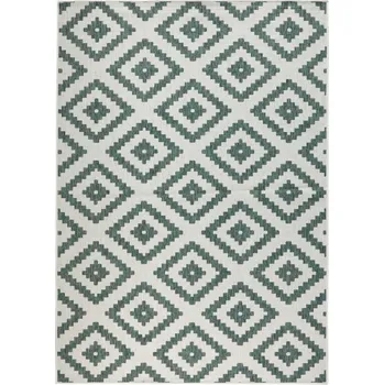 Koberec Hans Home Kusový koberec Twin-Wendeteppiche 103131 grün creme – na ven i na doma - 80x250