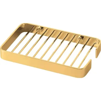 Drátěná police Stella koupelnový košík zlatá 16.041-G