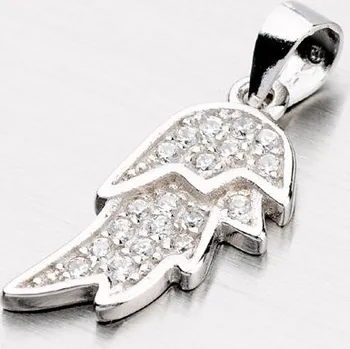 Přívěsek Dámský přívěsek stříbro 925 zirkon ve tvaru křídla PXX14160017