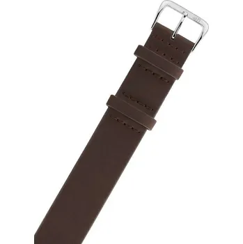 Řemínek na hodinky Kožený řemínek Morellato Vintage 5764D75.032 M, hnědý, NATO