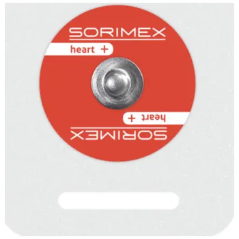 Měřič tělesných funkcí EKG elektroda EK-S 39 PSG, pěna, pevný gel, 36x39 mm, 50 kusů, Sorimex