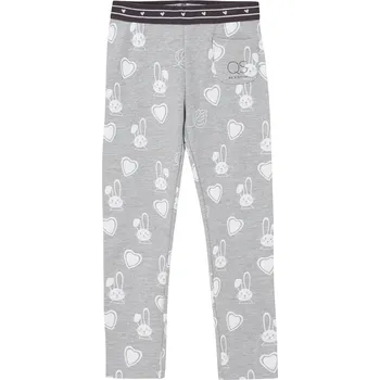 QS by s.Oliver Dětské tepláky (104/110, šedá/bílá)