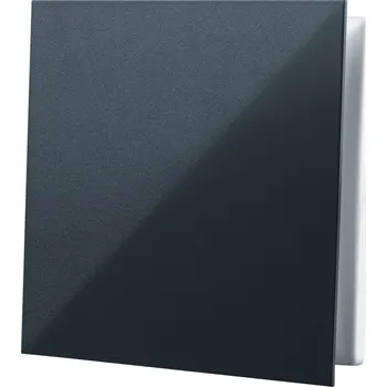 Větrací mřížka Dalap GP 100 Flat Black PVC mřížka se síťkou a rovným krytem 160 x 160 mm černá