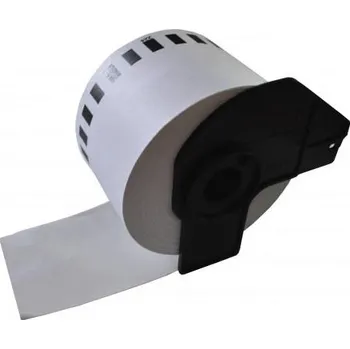 Kotouček do pokladny a tiskárny štítků Kompatibilní role etiket pro Brother DK-N55224, 54mm x 30,48m, bez lepidla