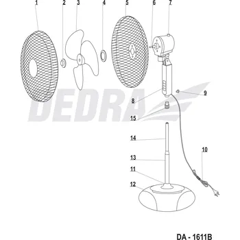 Auto-moto Kryt motoru DEDRA XDA-1611.16