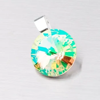 Přívěsek Dámský přívěsek stříbro 925 krystaly 12 mm D113Ž-JK