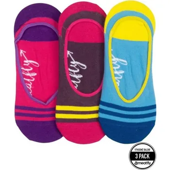 Pánské ponožky Ponožky Meatfly Low Triple Pack Blue