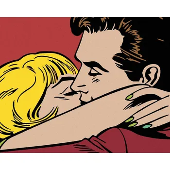 Hračka Diamondi Diamantové malování - V OBJETÍ Rozměr: 40x50 cm, Rámování: bez rámu a bez vypnutí plátna