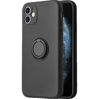 Pouzdro na mobilní telefon Kryt Vennus s prstýnkem pro Xiaomi Redmi 9 černý