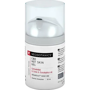Bylinná léčivá mast Neobotanics CBD Hot Skin Gel 50 ml
