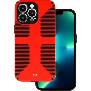 Pouzdro na mobilní telefon Pouzdro TEL PROTECT Grip pro Iphone 13 Pro Red