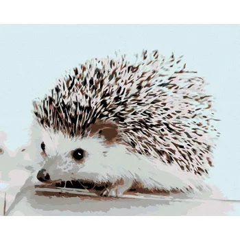 Hračka Diamondi Diamantové malování - JEŽEK Rozměr: 40x50 cm, Rámování: bez rámu a bez vypnutí plátna