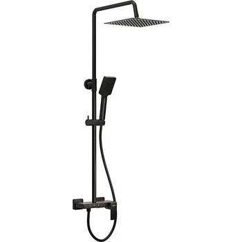 Sprchová hlavice Lotosan Arto Sprchová souprava, hlavová sprcha 25x25, černá, LB20160