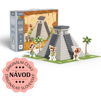 ostatní stavebnice Mideer Stavebnice Mistr stavitel - Mayská pyramida 446 dílků