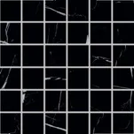 dlažba Rako Flash černá dekor mozaika 30x30 cm matná, DDM06833