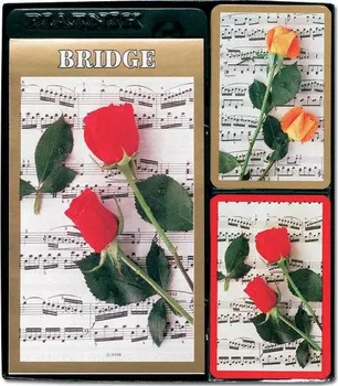 žolíková karta Piatnik Bridžová sada Hudba a růže