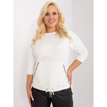 Dámská halenka Dámská halenka plus size VIBRA ecru