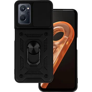 Pouzdro na mobilní telefon Slide Camera Armor Case pro Realme 9i Black