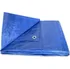 Krycí plachta Toptrade Standard krycí plachta s oky modrá
