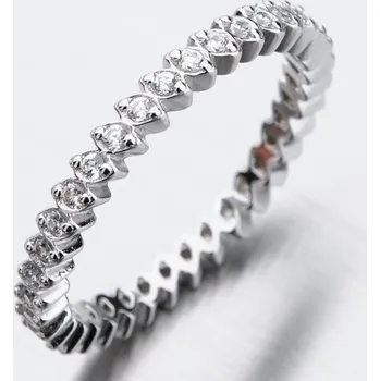 Oblečení a móda Dámský prsten stříbro 925 zirkon GST-11376 velikost 56