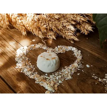 Mýdlárna Erdé - šumivá bombička Oves a mléko Malá 25 g