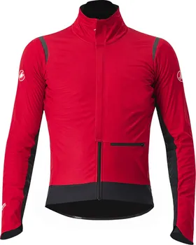 Cyklistická bunda Castelli Alpha Doppio RoS červená/černá XXXL