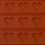 Martellato Silikonová podložka s reliéfem (srdce) 60 x 40cm