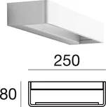 Italské LED světlo Metal 90320 LineaLight bílé 25cm