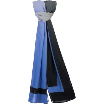 Šátek Dámský šátek 90 x 175 cm Two-tone 23-06 modrý