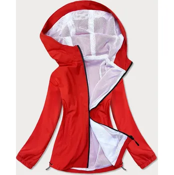 Dámská cargo bunda Letní červená bunda pro ženy s podšívkou H7C4 J.STYLE, odstíny červené S (36) i392_19358-46