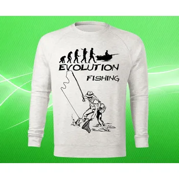 Pánská mikina mikina evolution RYBAŘENÍ dámská M