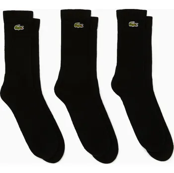 Pánské ponožky Ponožky Lacoste Core Performance Socks Black EUR 43-46