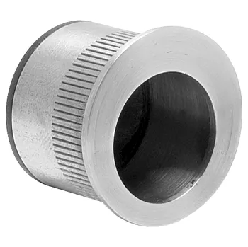 Dveřní kování DOMINO Madlo k posuvným dveřím náprstek nerezová ocel kulatý