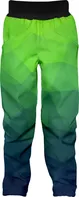 WAMU Mozaika softshellové kalhoty zelené