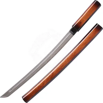 Replika zbraně Marto Wakizaši Shirasaya z tmavého dřeva