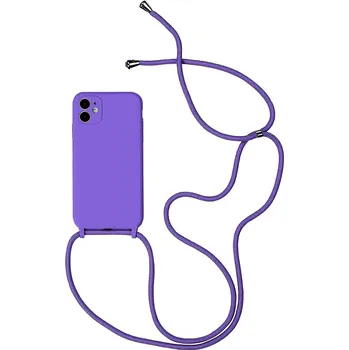Pouzdro na mobilní telefon Kryt STRAP pro Iphone 11 Pro fialový
